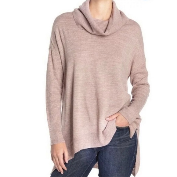 Susina Sweaters - Susina NWT Cowl Neck Tunic Sweater Pink Size Large